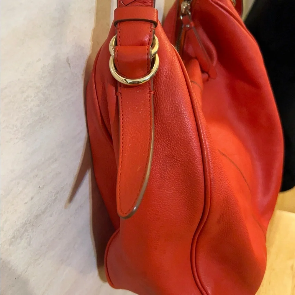 Cole Haan Iris Large Leather Hobo Bag in the vibrant 